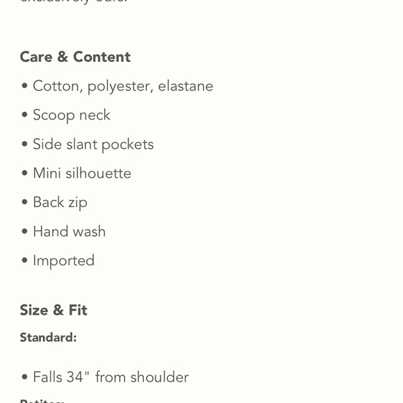 ✨ Anthropologie Scoop-Neck Mini Dress Sz 14 - Picture 6 of 6